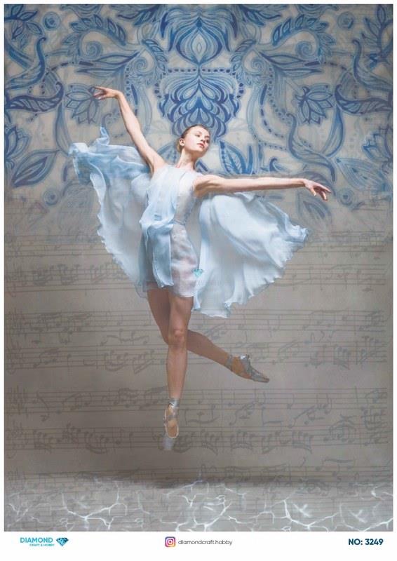 Diamond Pirinç Dekopaj Kağıdı - 3249