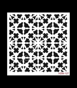 HDM127 Cadence Home Dekor Stencil 25x25