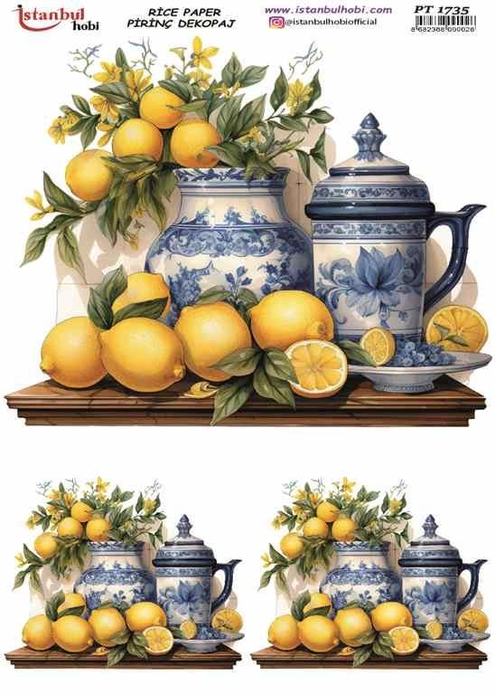 Pirinç Dekopaj Kağıdı 30x42cm PT-1735