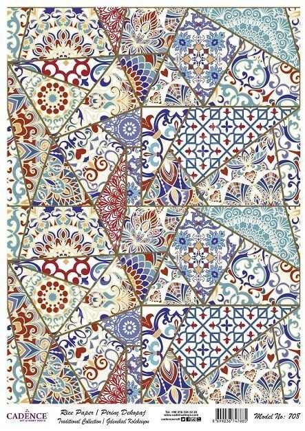 Cadence Pirinç Dekopaj Kağıdı Model - 708