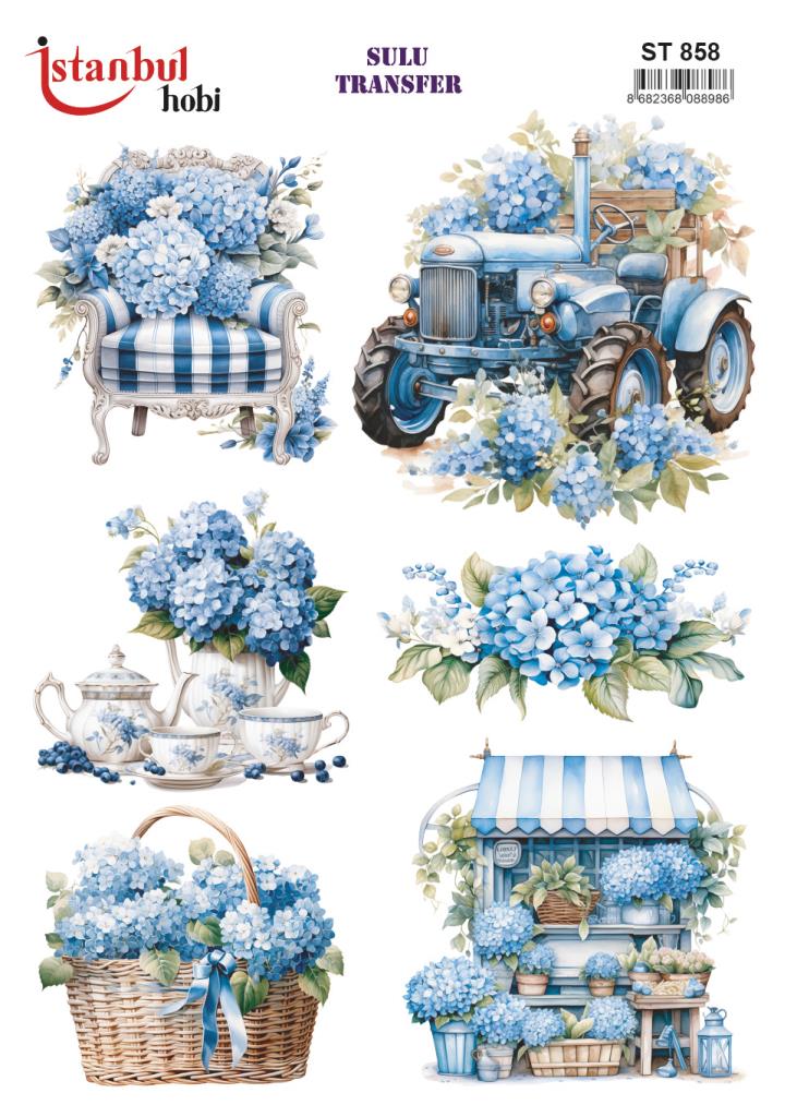 Sulu Transfer Kağıdı 25x35cm ST-858