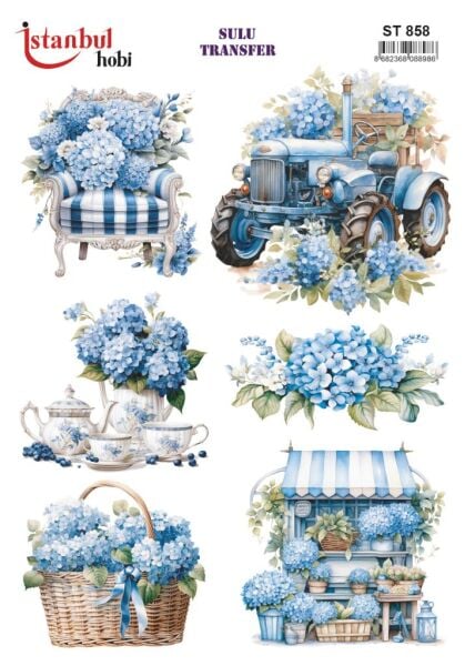 Sulu Transfer Kağıdı 25x35cm ST-858