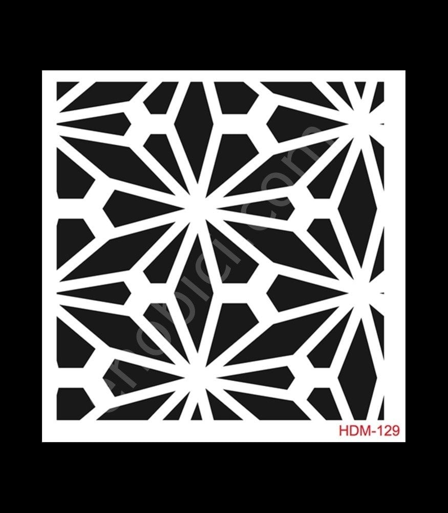 HDM129 Cadence Home Dekor Stencil 25x25