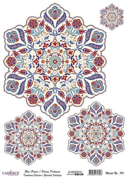 Cadence Pirinç Dekopaj Kağıdı Model - 710