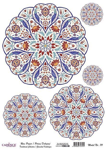 Cadence Pirinç Dekopaj Kağıdı Model - 711