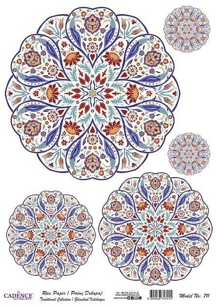 Cadence Pirinç Dekopaj Kağıdı Model - 711