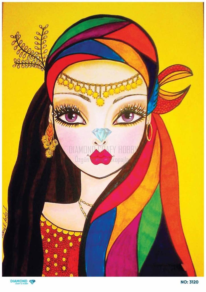 Diamond Pirinç Dekopaj Kağıdı - 3120