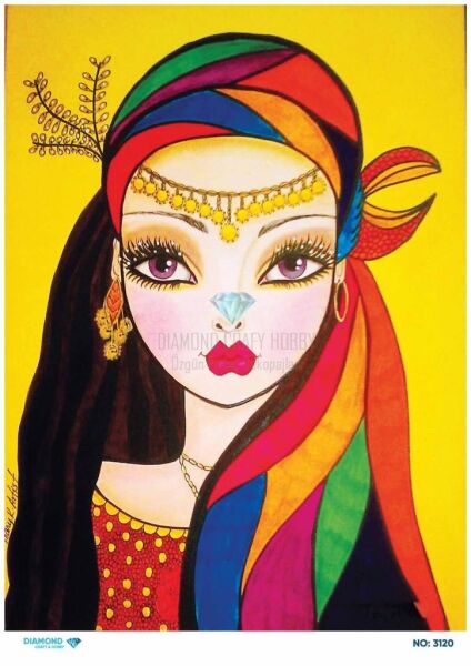 Diamond Pirinç Dekopaj Kağıdı - 3120