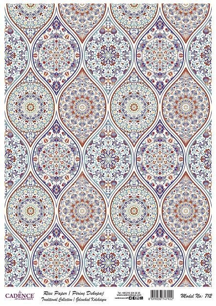 Cadence Pirinç Dekopaj Kağıdı Model - 712