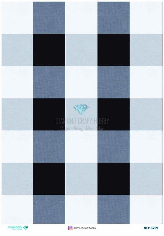 Diamond Pirinç Dekopaj Kağıdı - 3259