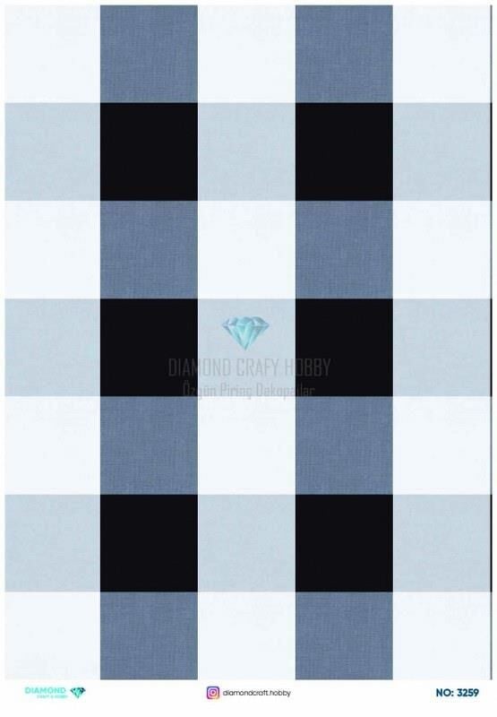 Diamond Pirinç Dekopaj Kağıdı - 3259