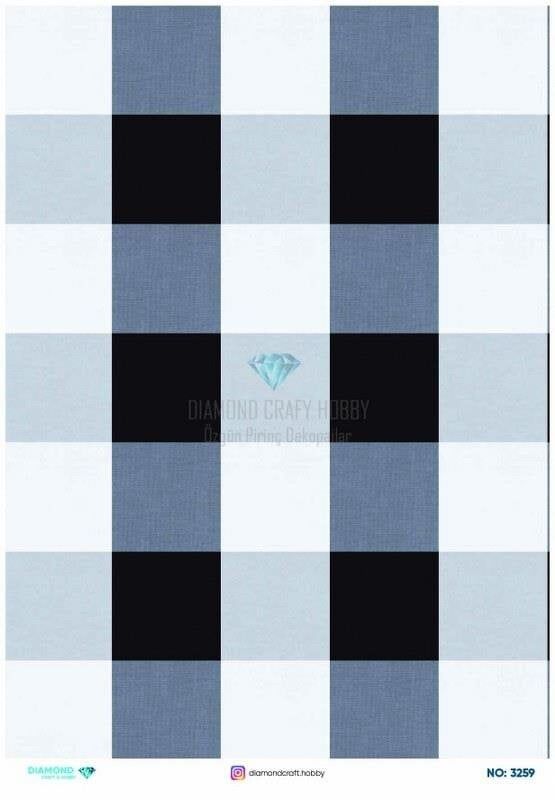 Diamond Pirinç Dekopaj Kağıdı - 3259