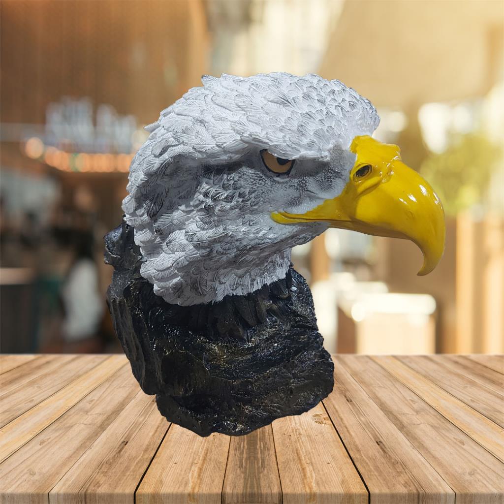Polyester Kartal Heykel Büst 33x30cm
