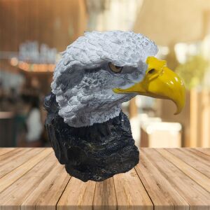 Polyester Kartal Heykel Büst 33x30cm