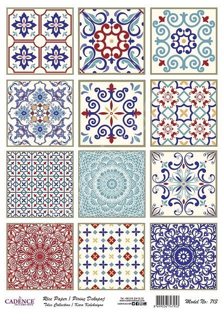 Cadence Pirinç Dekopaj Kağıdı Model - 713