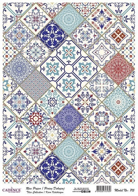 Cadence Pirinç Dekopaj Kağıdı Model - 715