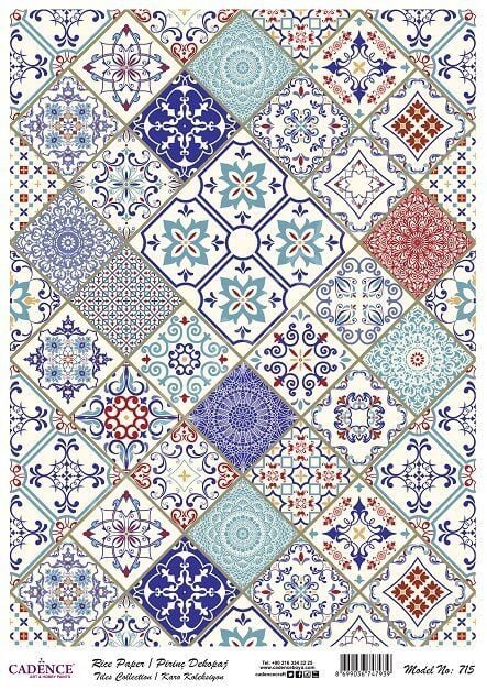 Cadence Pirinç Dekopaj Kağıdı Model - 715