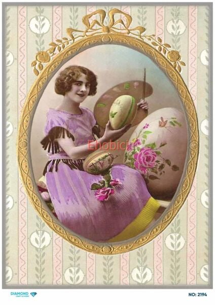 Diamond Pirinç Dekopaj Kağıdı - 2194