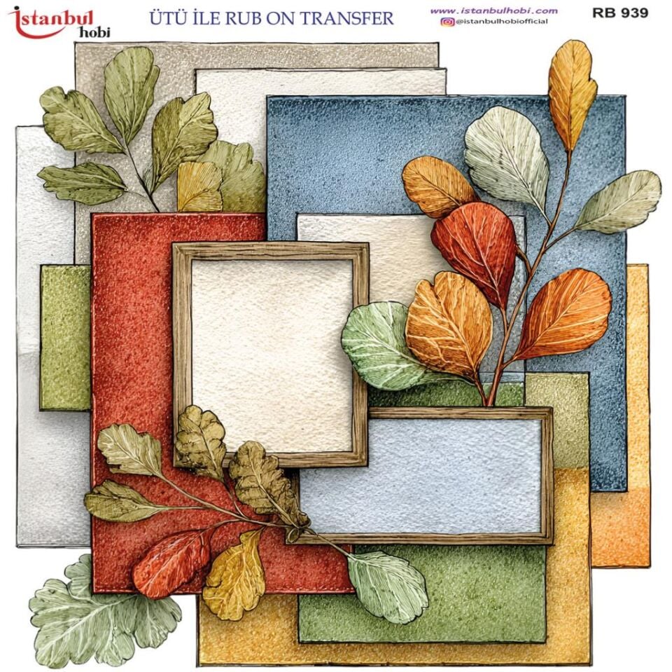 Ütü ile Rub On Transfer Kağıdı 30x30cm RB-939