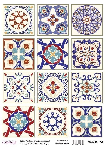 Cadence Pirinç Dekopaj Kağıdı Model - 716