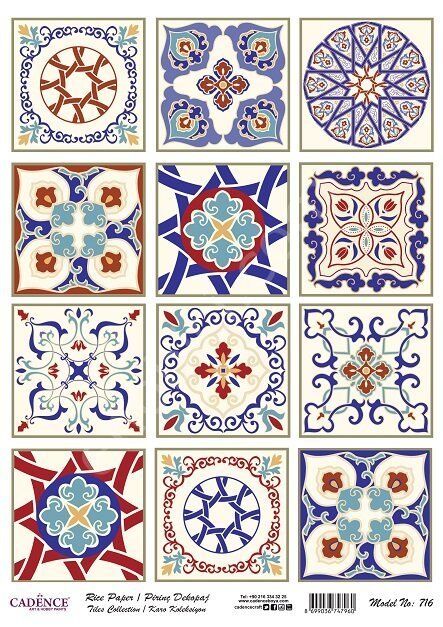 Cadence Pirinç Dekopaj Kağıdı Model - 716