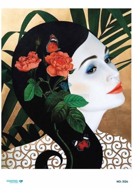 Diamond Pirinç Dekopaj Kağıdı - 3124