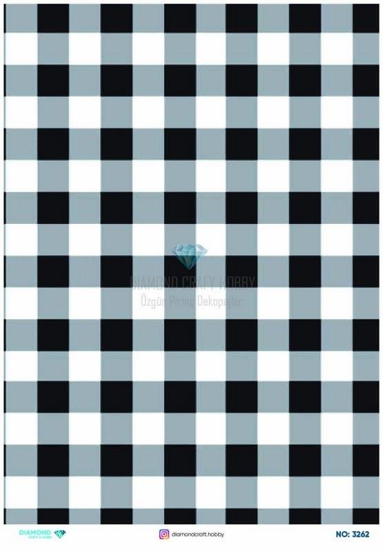 Diamond Pirinç Dekopaj Kağıdı - 3262