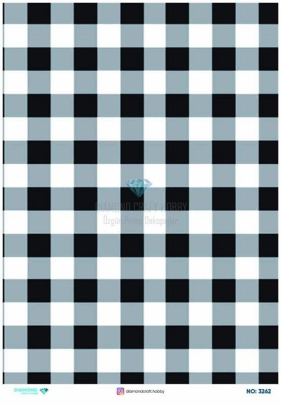 Diamond Pirinç Dekopaj Kağıdı - 3262