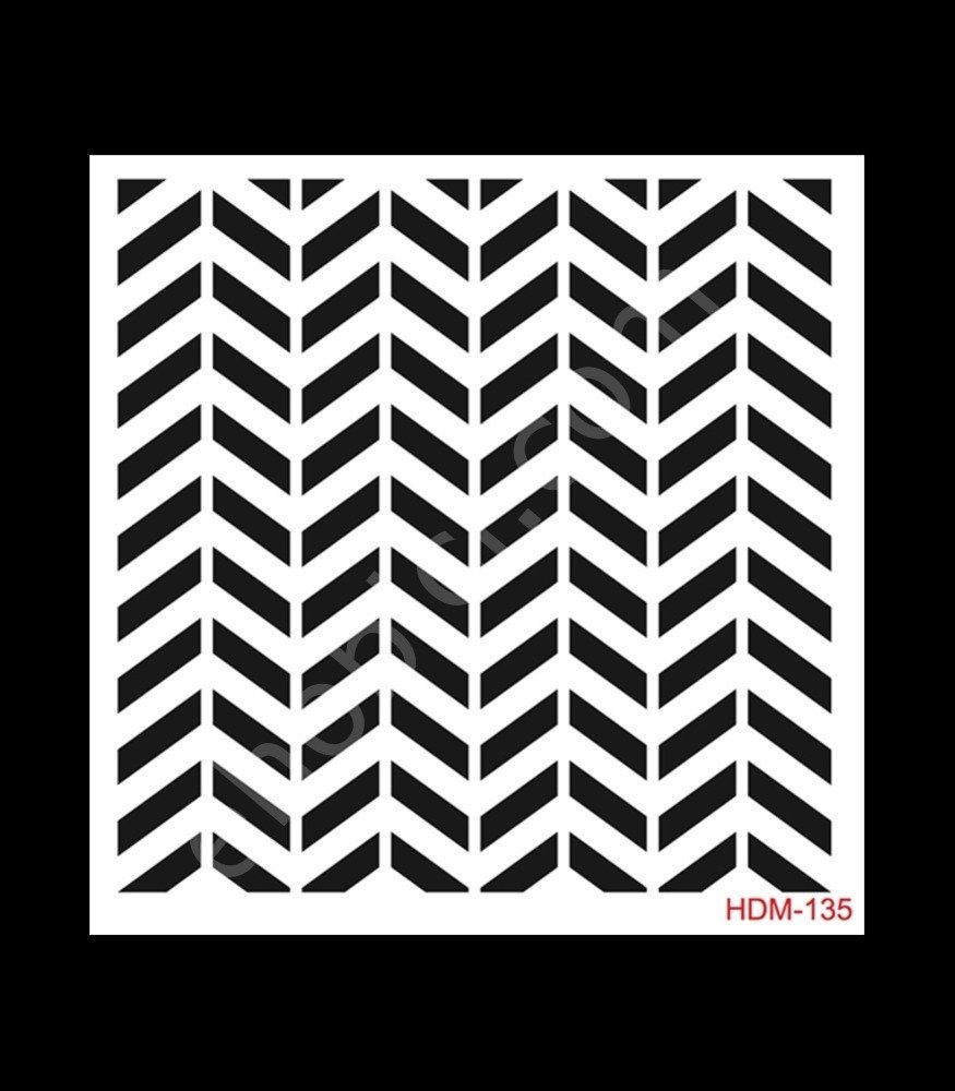 HDM135 Cadence Home Dekor Stencil 25x25
