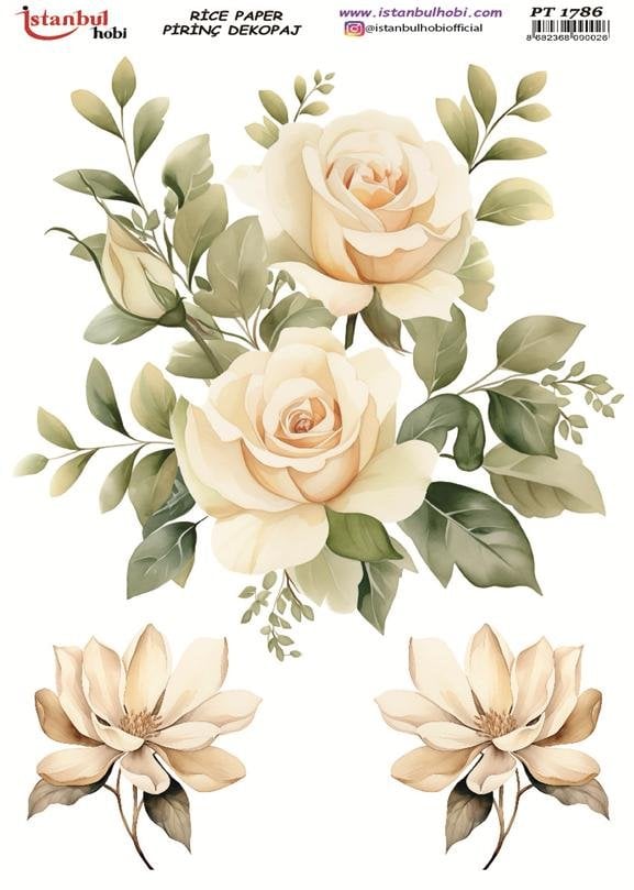Pirinç Dekopaj Kağıdı 30x42cm PT-1786