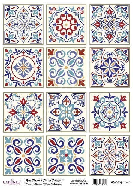 Cadence Pirinç Dekopaj Kağıdı Model - 717