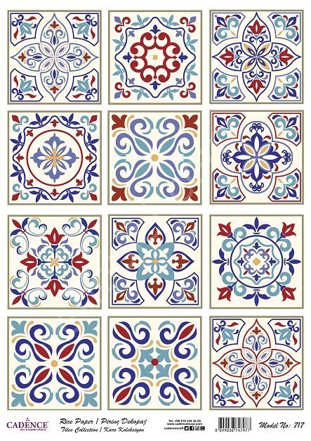 Cadence Pirinç Dekopaj Kağıdı Model - 717