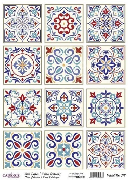 Cadence Pirinç Dekopaj Kağıdı Model - 717