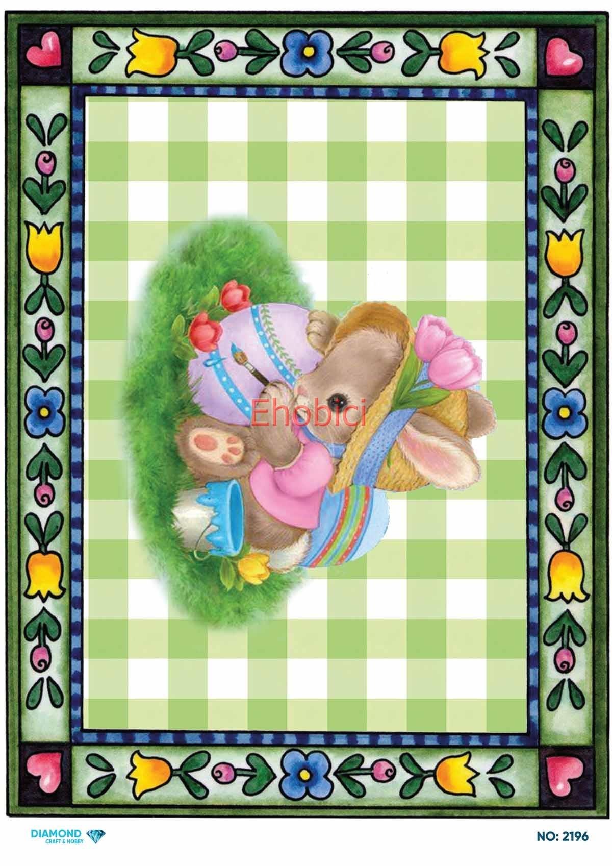 Diamond Pirinç Dekopaj Kağıdı - 2196