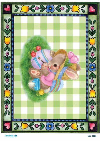 Diamond Pirinç Dekopaj Kağıdı - 2196