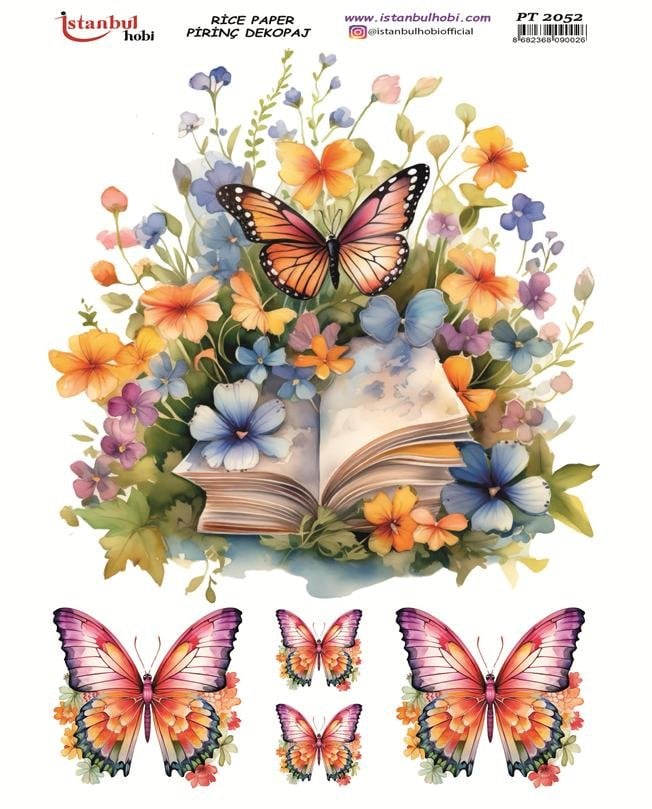 Pirinç Dekopaj Kağıdı 30x42cm PT-2052