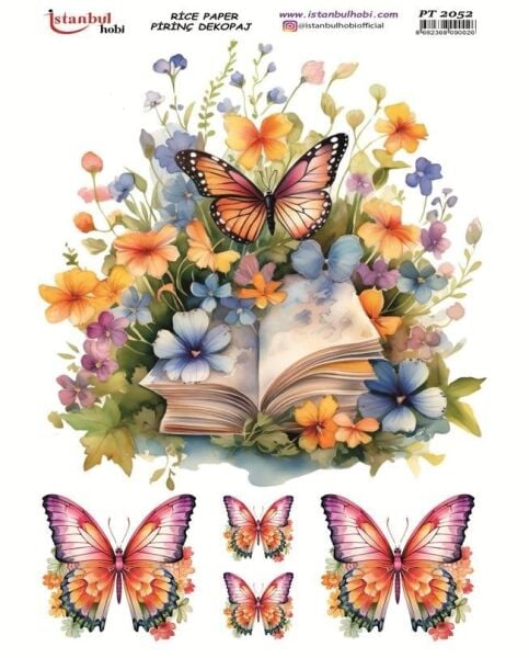 Pirinç Dekopaj Kağıdı 30x42cm PT-2052
