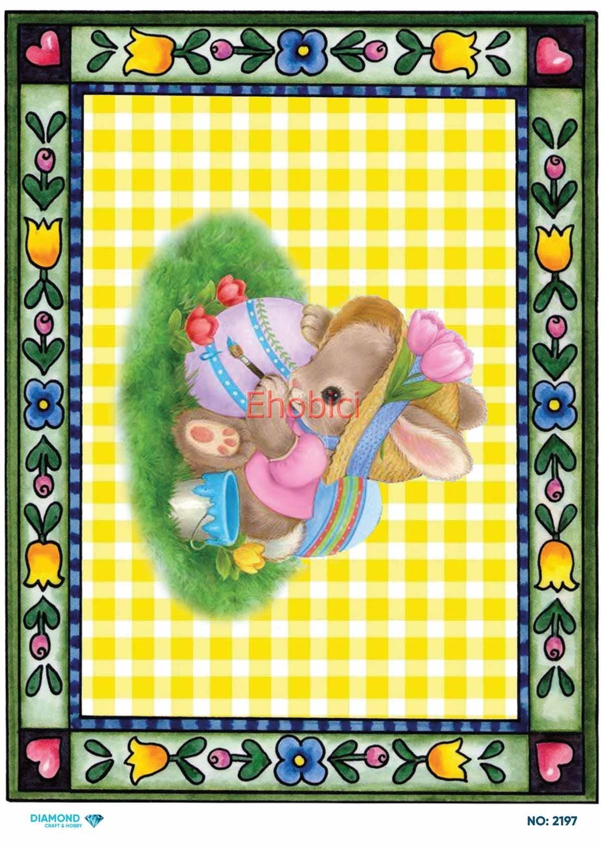 Diamond Pirinç Dekopaj Kağıdı - 2197