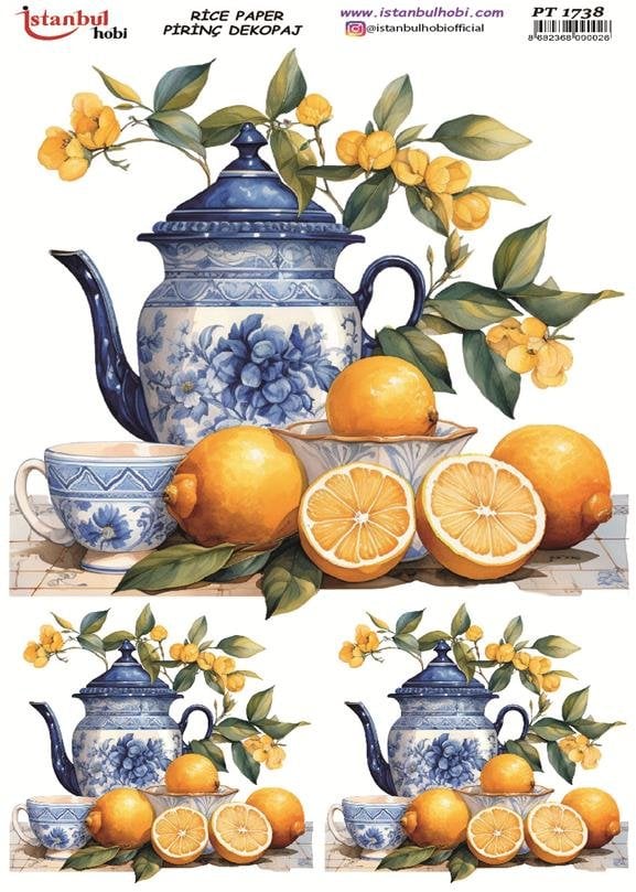 Pirinç Dekopaj Kağıdı 30x42cm PT-1738