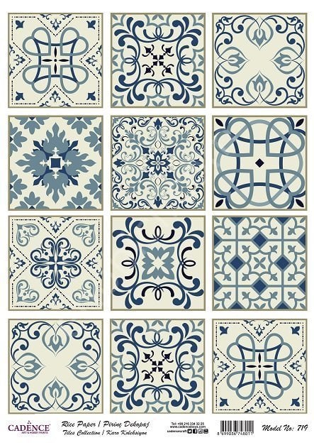 Cadence Pirinç Dekopaj Kağıdı Model - 719