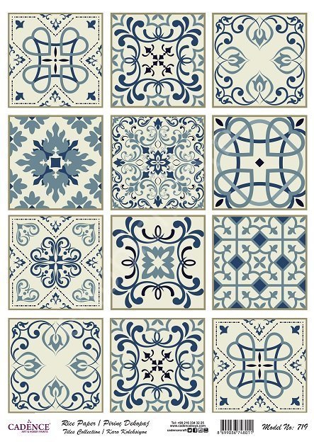 Cadence Pirinç Dekopaj Kağıdı Model - 719