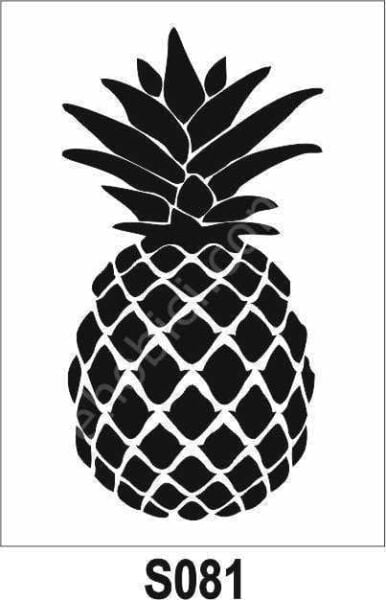 Diğer Karışık Desenler Stencil Şablon (21x30) S-081