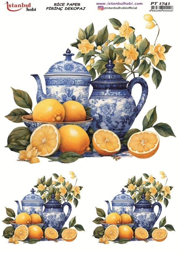Pirinç Dekopaj Kağıdı 30x42cm PT-1741