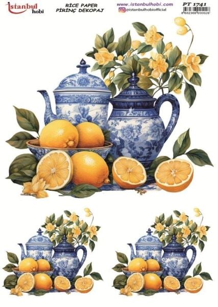 Pirinç Dekopaj Kağıdı 30x42cm PT-1741