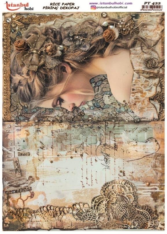 Pirinç Dekopaj Kağıdı 30x42cm PT-422