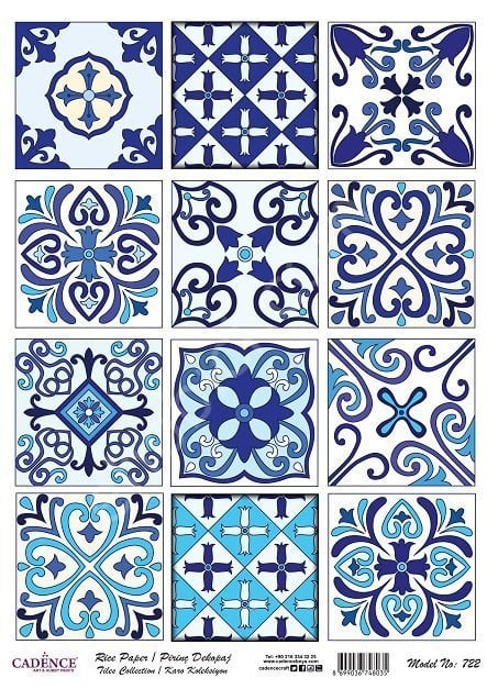 Cadence Pirinç Dekopaj Kağıdı Model - 722