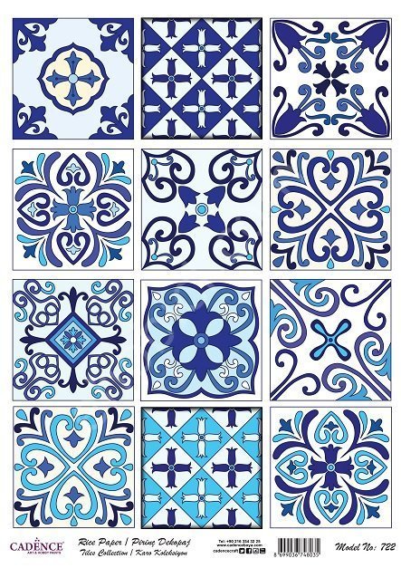 Cadence Pirinç Dekopaj Kağıdı Model - 722