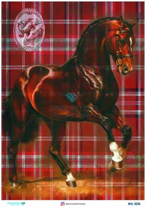 Diamond Pirinç Dekopaj Kağıdı - 3274