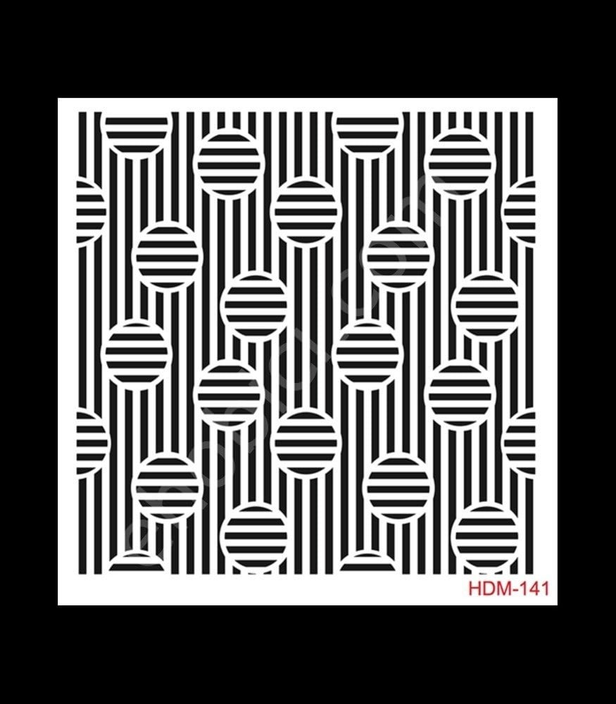 HDM141 Cadence Home Dekor Stencil 25x25