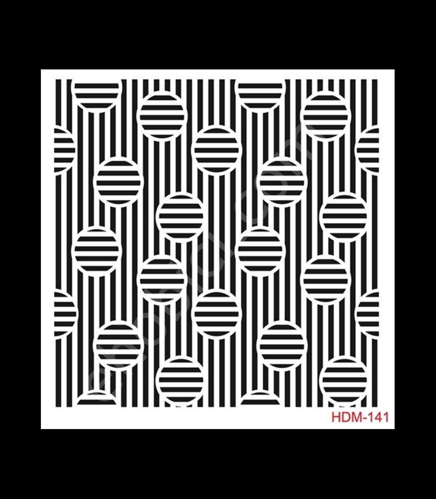 HDM141 Cadence Home Dekor Stencil 25x25